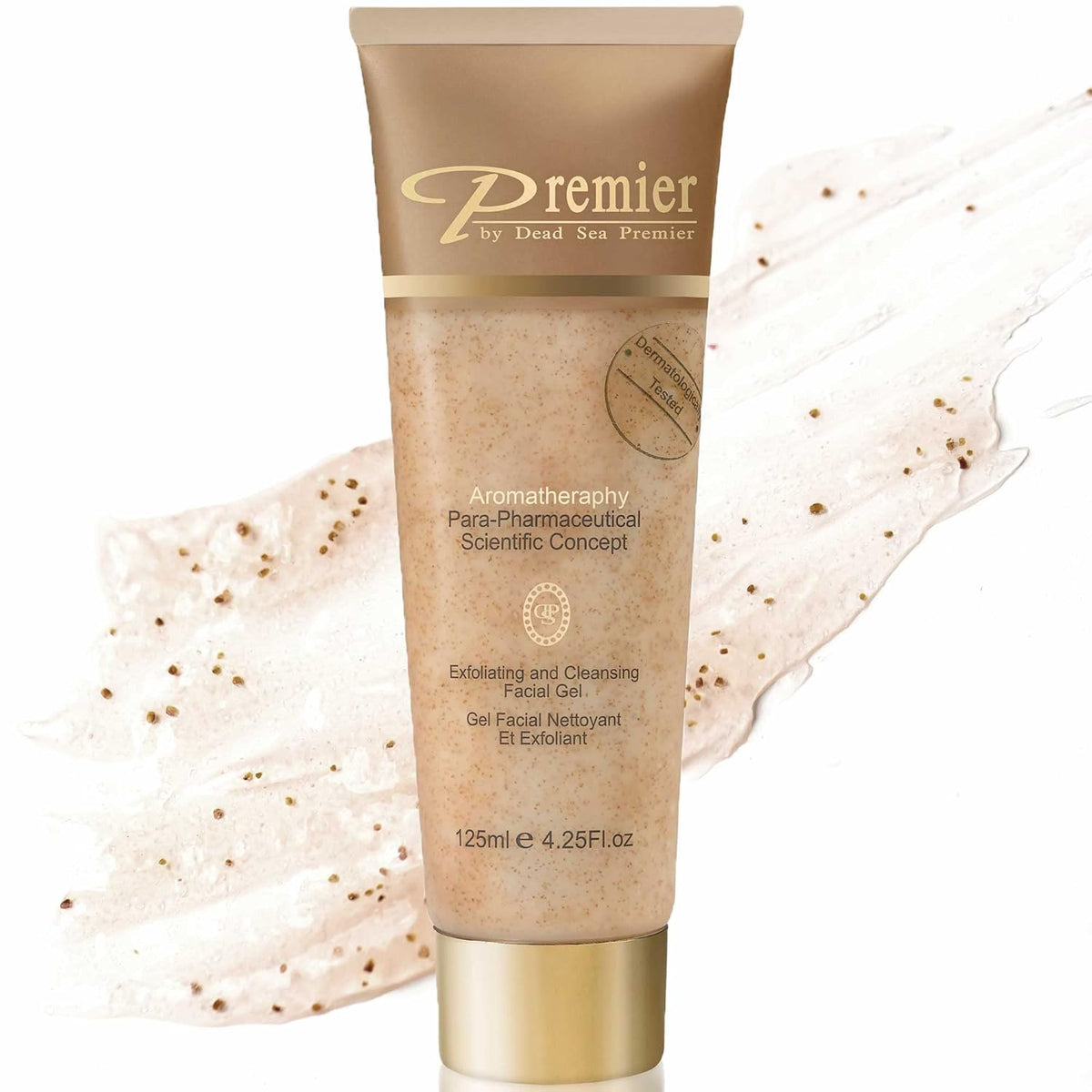 Premier Dead Sea Classic Para-Pharmaceutical Exfoliating Cleansing, Micro Grains Face Facial Gel