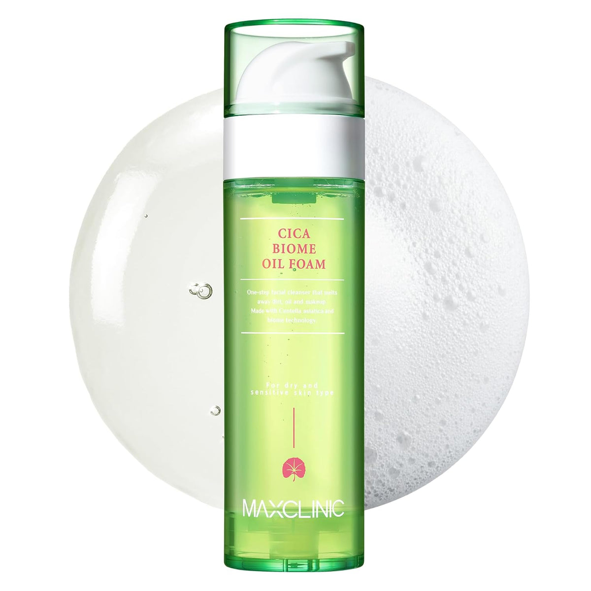 [K-Beauty] Cica Biome Oil to Foam - All-in-One Korean Face Wash OilBased Foaming Facial Cleanser