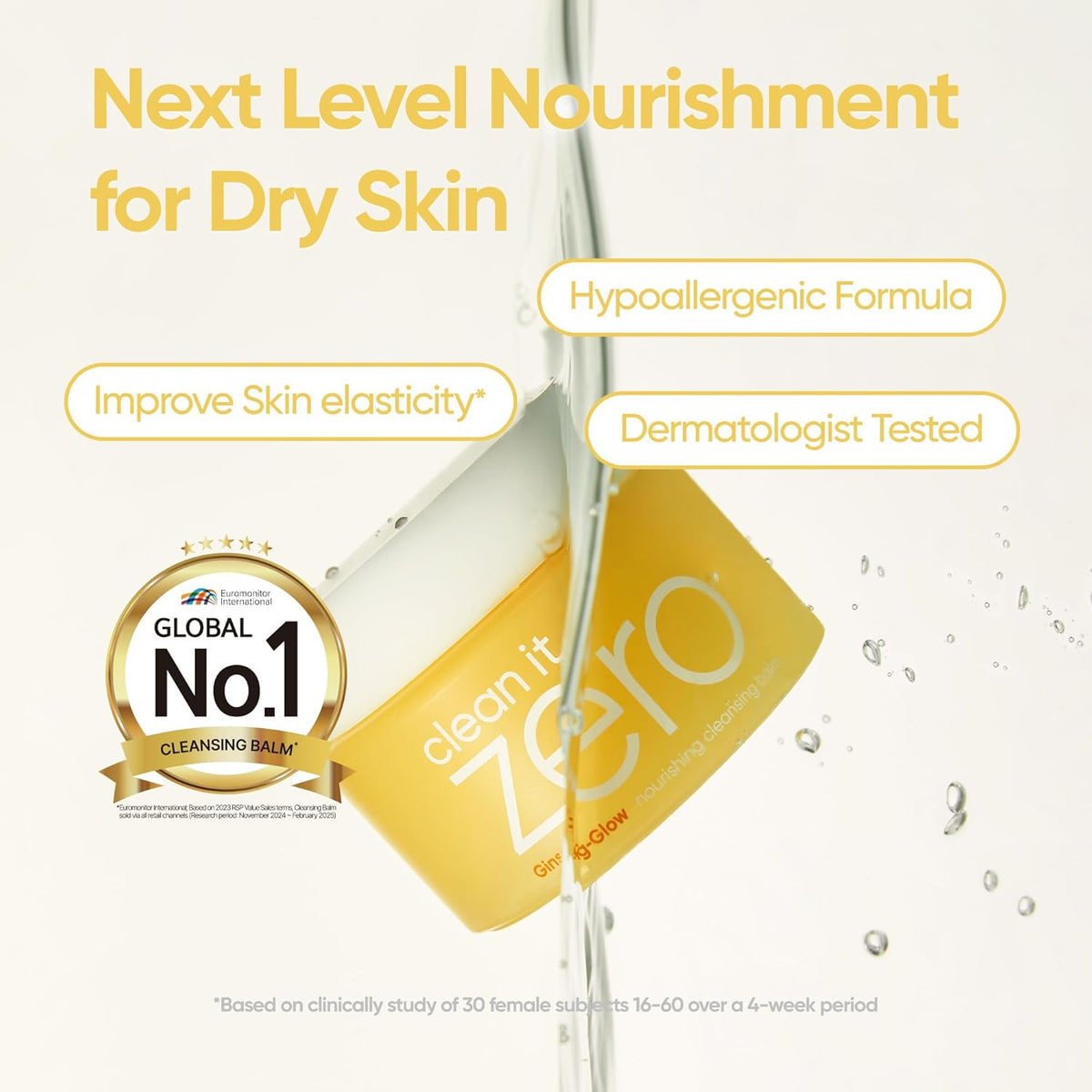 BANILA CO Clean it Zero Nourishing Cleansing Balm | Korean Makeup Remover for Dry Skin | Vegan |