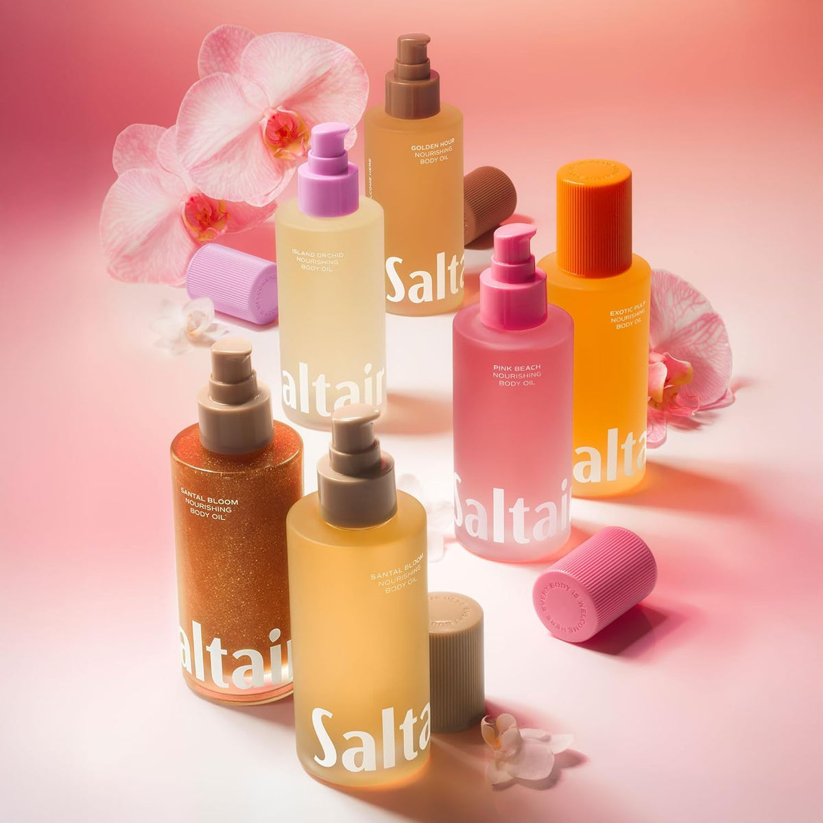 Saltair Body Oil. Luxurious Santal Bloom After Shower and Bath Oil Moisturizer for Women and Men.