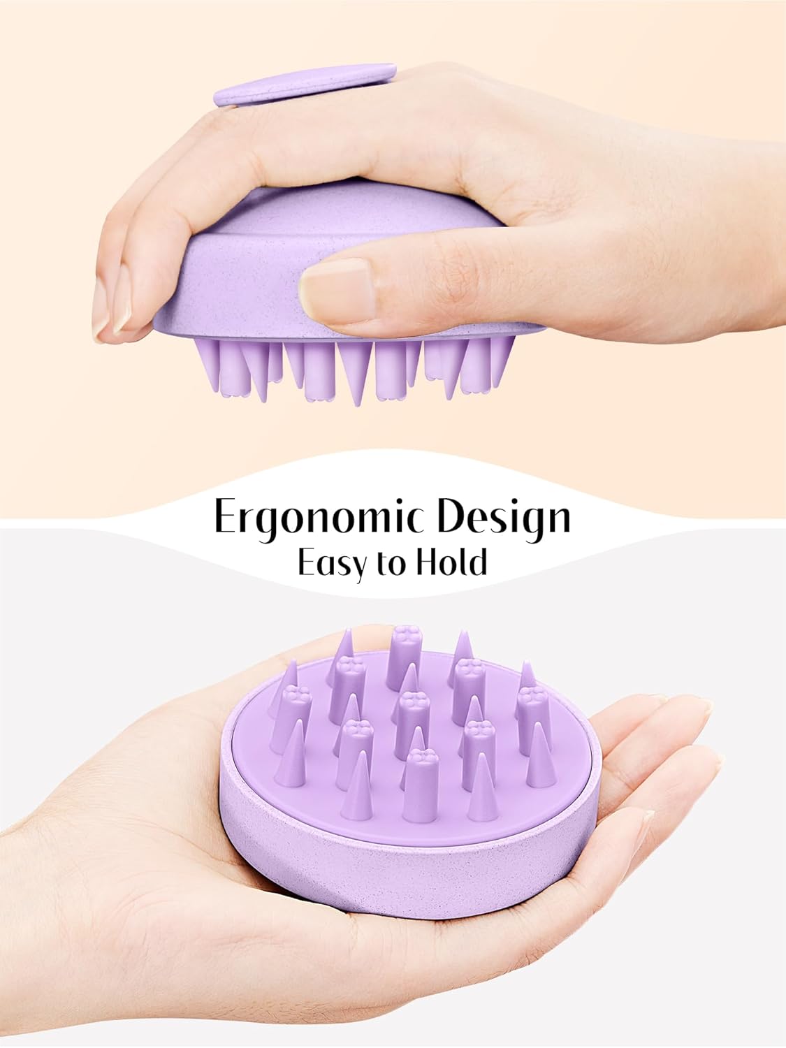 HEETA Hair Scalp Massager for Hair Growth, Shampoo Brush, Scalp Scrubber Exfoliator with Soft