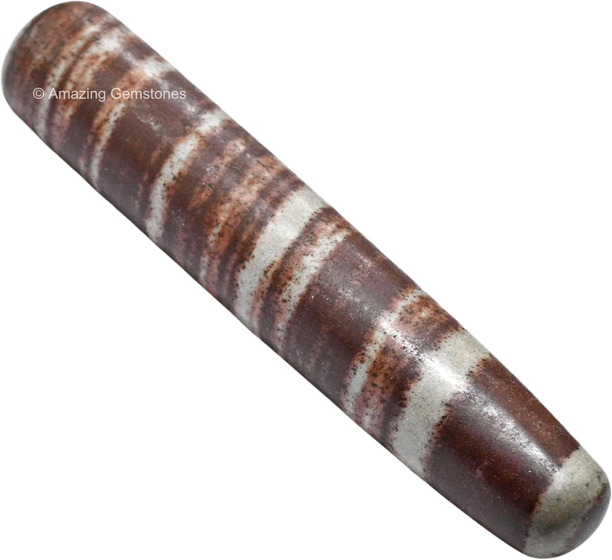 Amazing Gemstone Narmada Stone Crystal Wand Massage Stick - Pelvic Wand Gua Sha for Adults