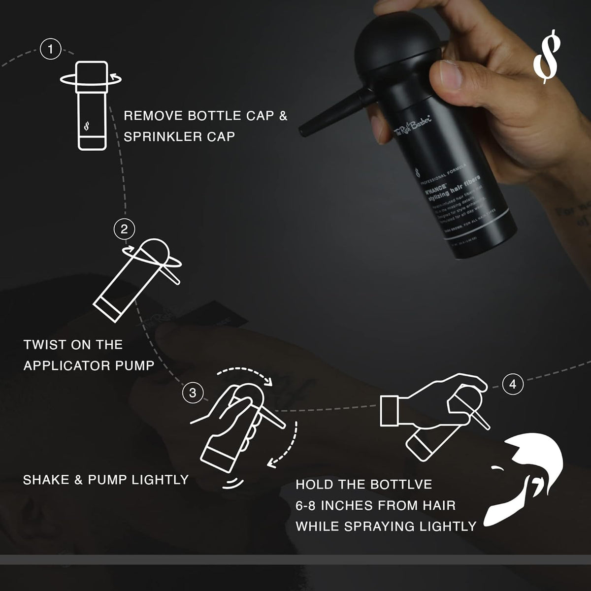 The Rich Barber N'Hance Pro Barber Kit I - Professional 3-in-1 Hair & Beard Styling Set