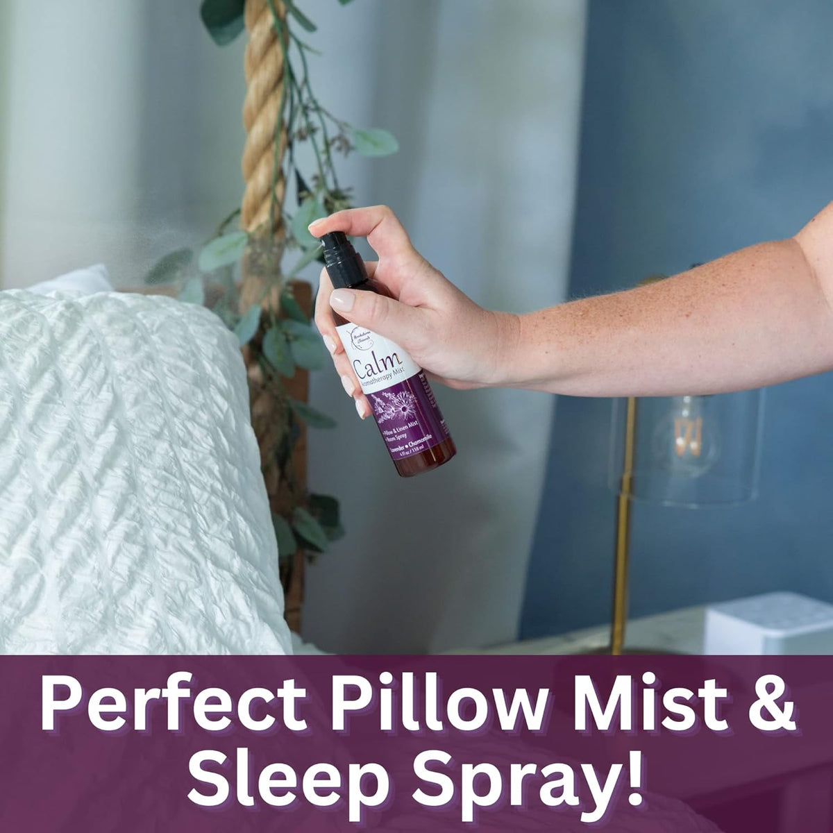 Aromatherapy Mist – Linen, Room & Pillow Spray, Set of 4 Natural Air Fresheners. Essential Oil