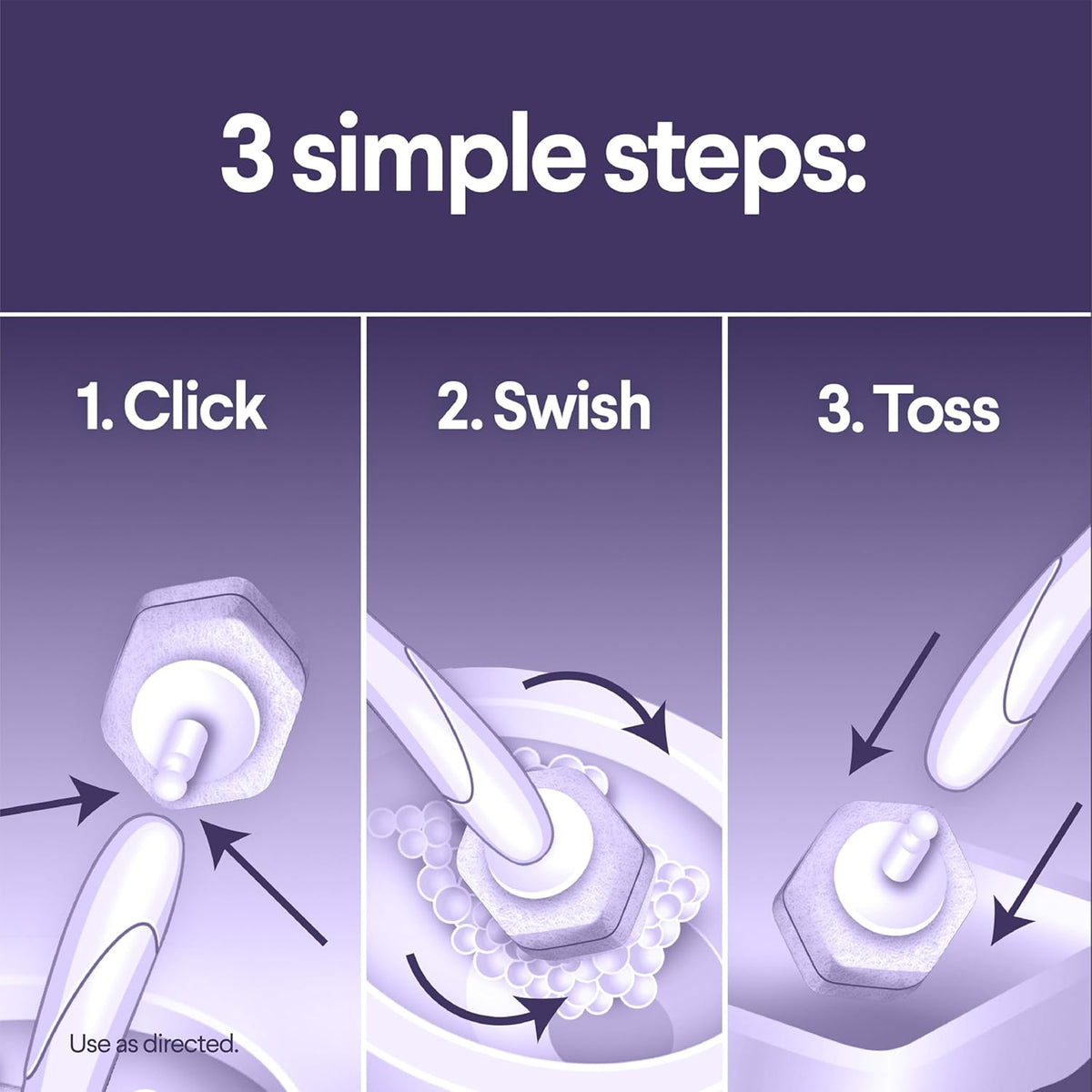 CLOROX Scentiva ToiletWand Refills, Lavender and Jasmine, 10 Count