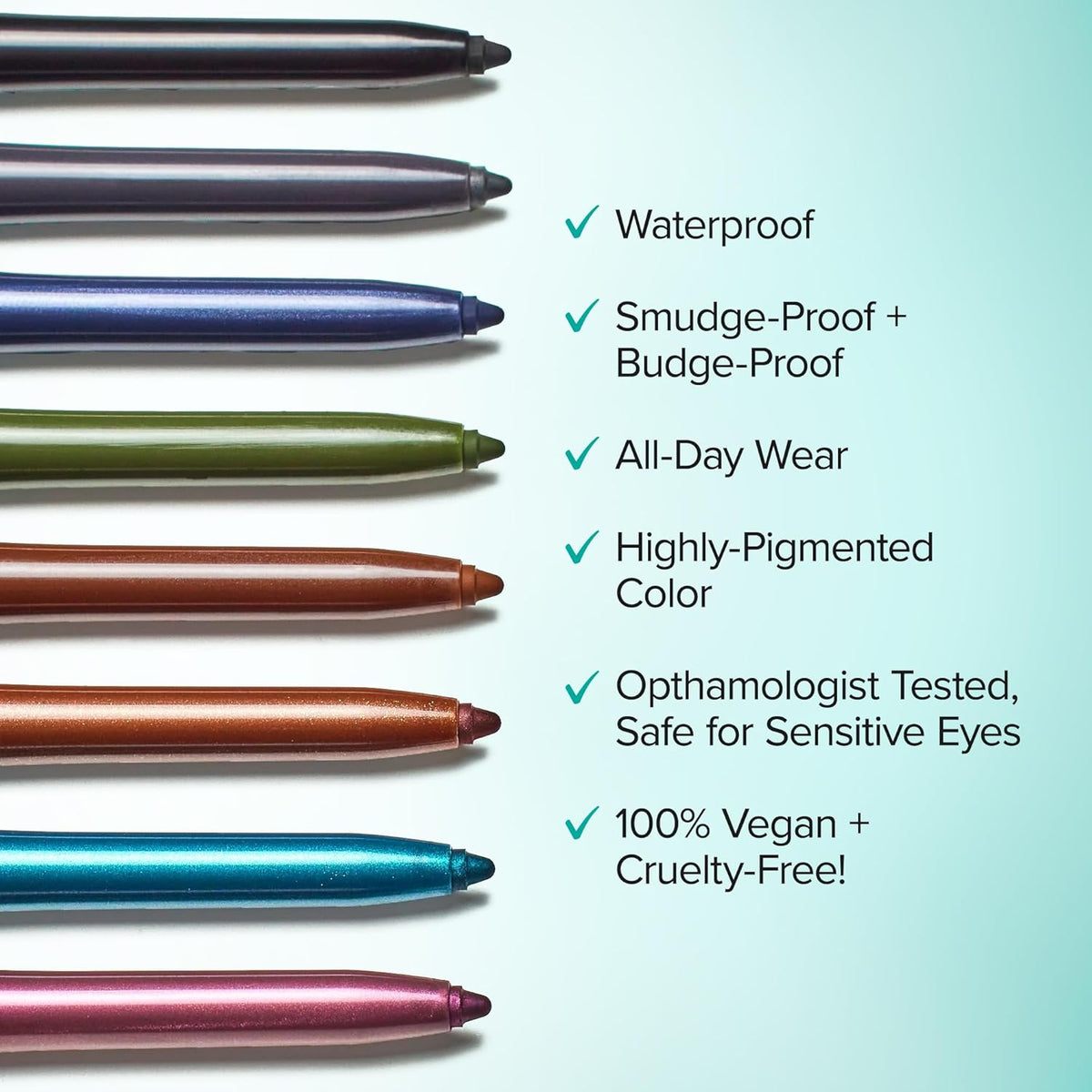 Thrive Causemetics Infinity Waterproof Eyeliner Pencil, Built In Sharpener & Smudge Tip, Long