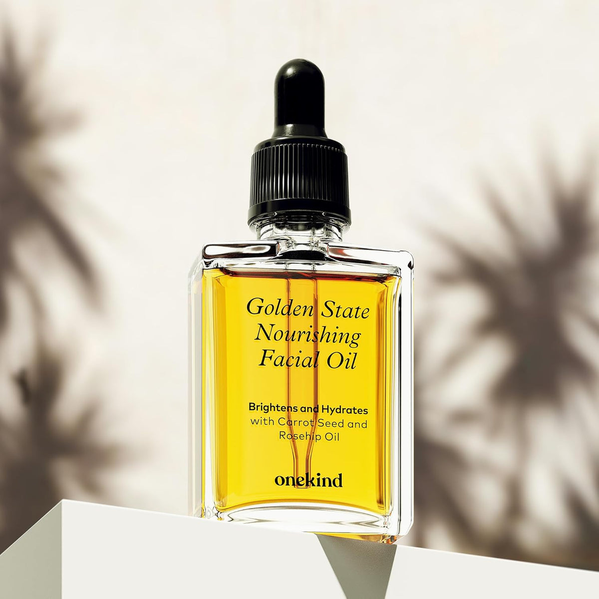 Onekind Golden State Anti Aging Botanical Face Oil with Rosehip Seed Oil, Sea Buckthorn Extract