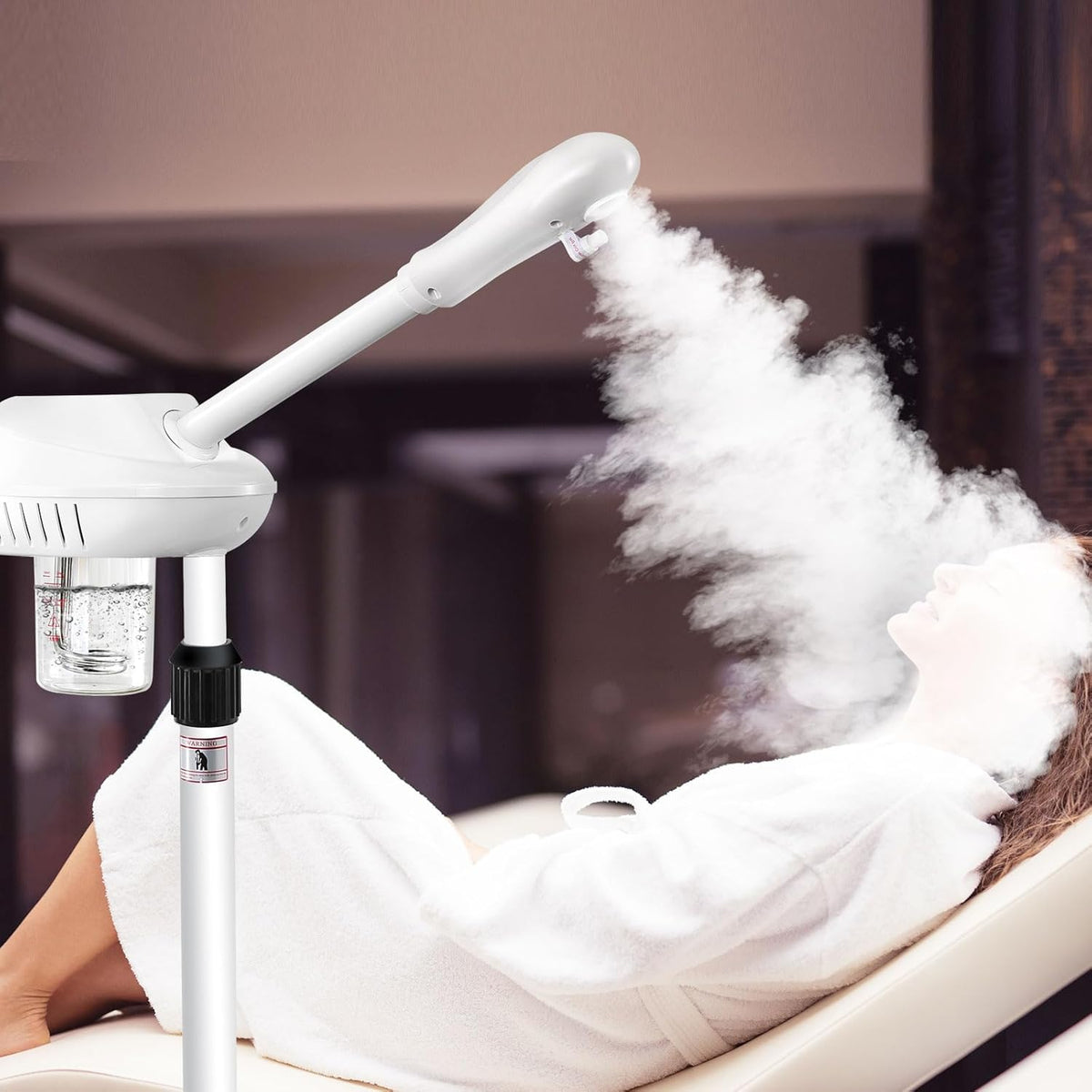 Professional Facial Steamer for Atomization Humidifier Atomizer, Adjustable Height and Angle, Face