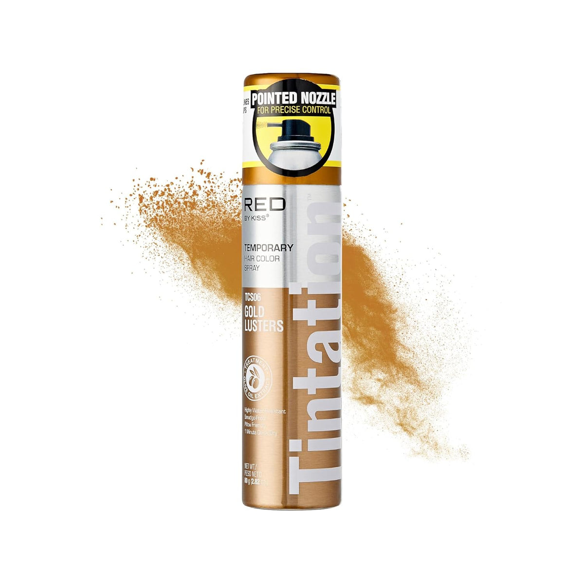 KISS Temporary Hair Color Spray Hair Dye Spray Hair Styling Spray One Day Instant Fast-Drying