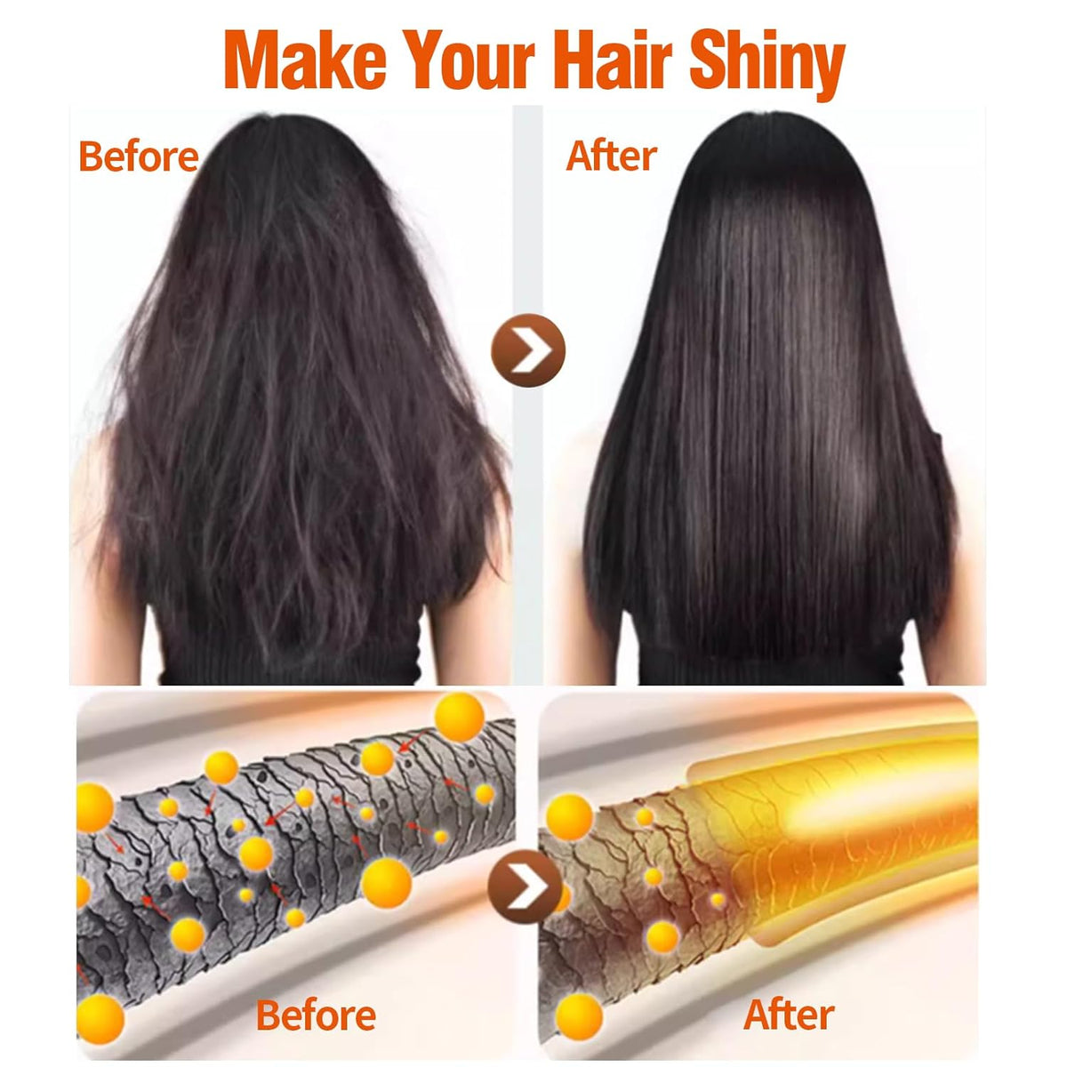 2 Pack Collagen Hair Mask & Keratin Hair Mask,Keratin Hair Treatment,Hydrating Argan Oil Hair