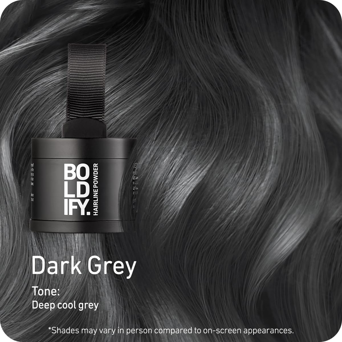 BOLDIFY Hairline Powder - Root Touch Up Hair Color for Gray Coverage - Bald Spot Concealing Hair