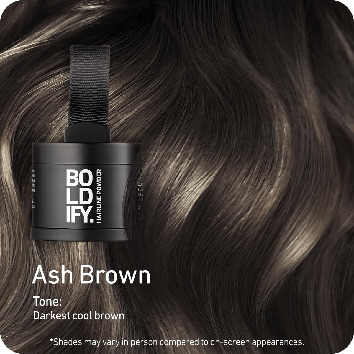 BOLDIFY Hairline Powder - Root Touch Up Hair Color for Gray Coverage - Bald Spot Concealing Hair