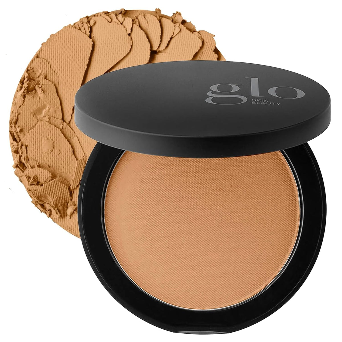 Glo Skin Beauty Pressed Base Powder Foundation Makeup (Tawny Light) - Flawless Coverage for a