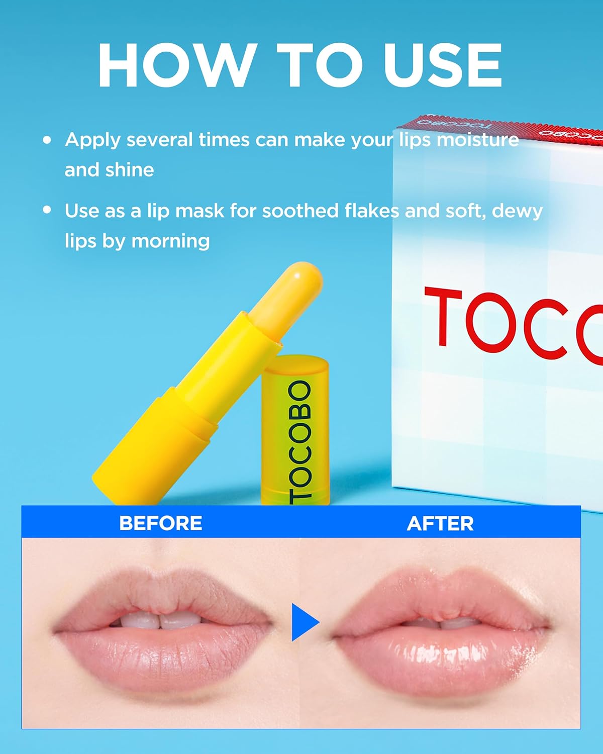 TOCOBO Vitamin Nourishing Lip Balm 19g | Nourishing Moisturizing Vegan lip Balm for Dry Lip &