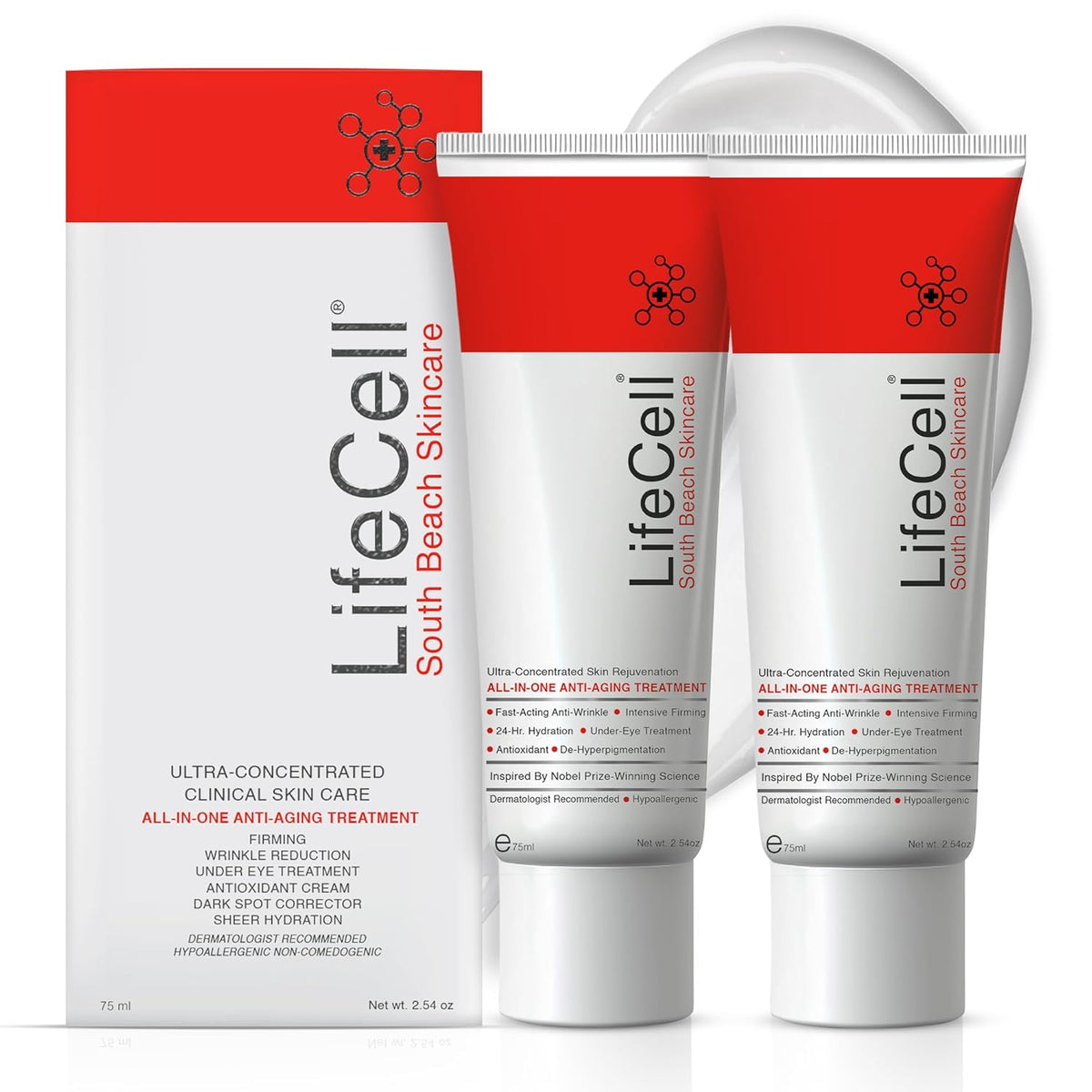 LifeCell All In One Anti-Aging Cream – Reduces Wrinkles, Fine Lines, Dark Circles & Sun Damage