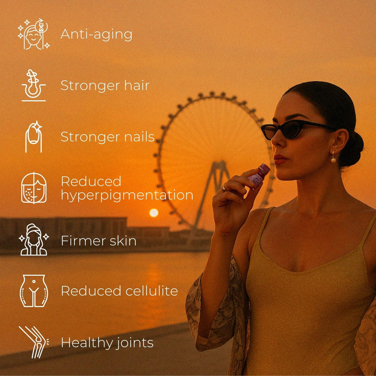 Liquid Collagen - High Collagen Content [10,000 Mg] Per Serving - Hydrolyzed Collagen and 12