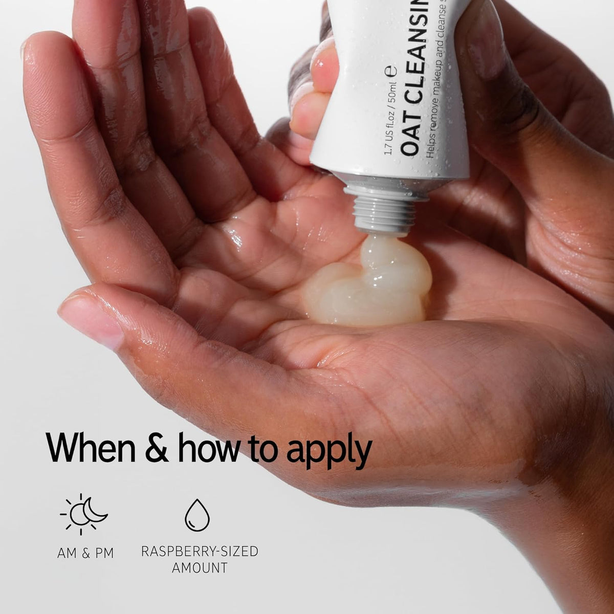 The INKEY List Mini Oat Cleansing Balm, Rich Balm Removes Makeup and Impurities, Reduces Redness