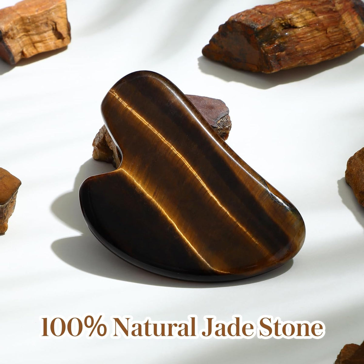 Gua Sha Facial Tools Gua Sha Jade Stone for Face Skincare Facial Body Tensions Reduce Puffiness