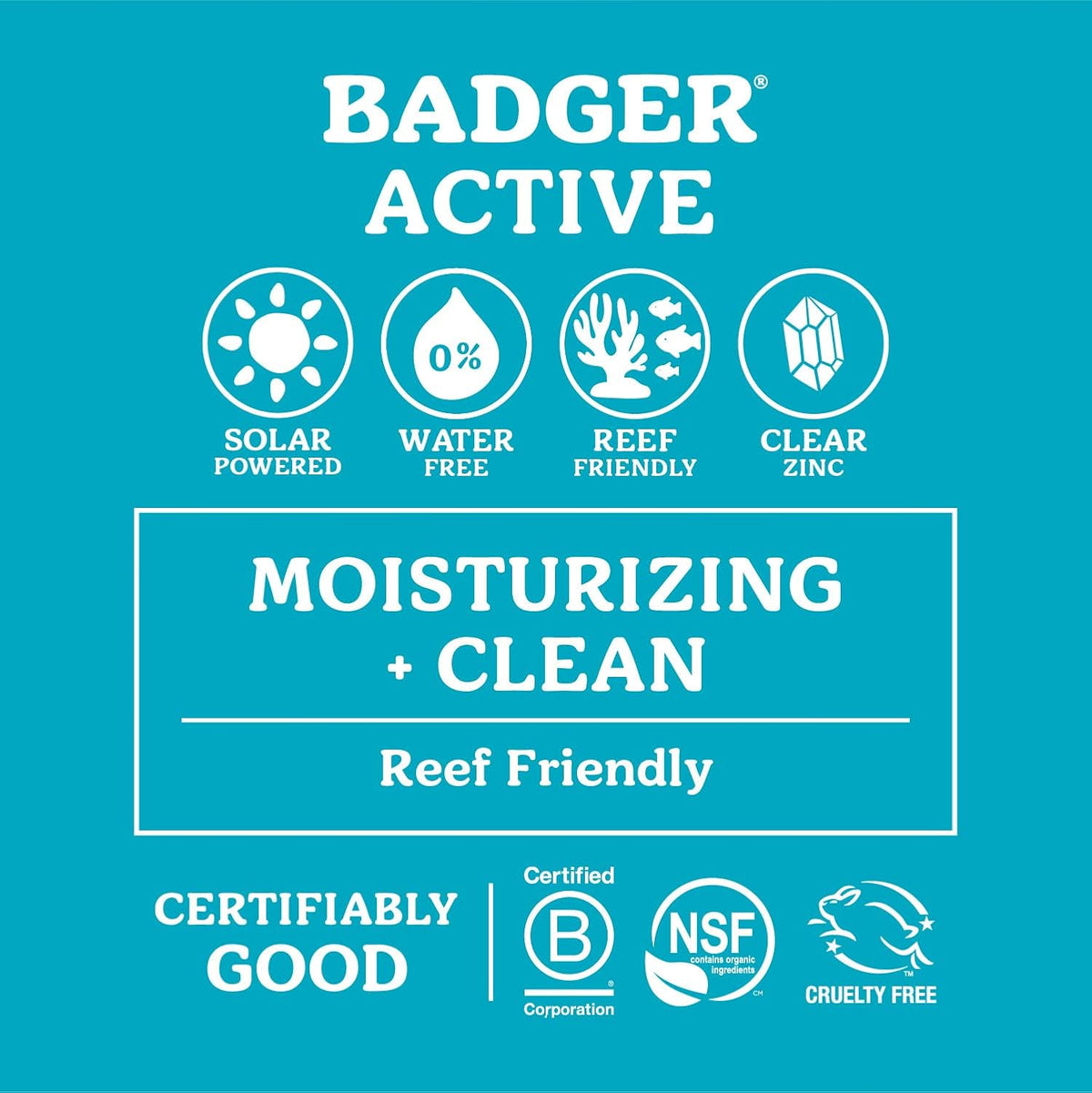 Badger Mineral Sunscreen Face Stick SPF 35, 97% Organic Unscented Zinc Oxide Travel Sunscreen