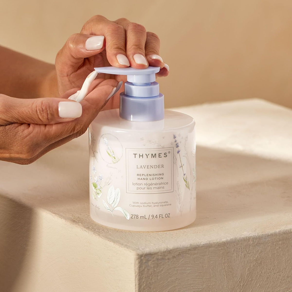 Thymes Replenishing Hand Lotion for Dry Skin - Daily Moisturizer Helps Reduce Dryness - Hand Lotion