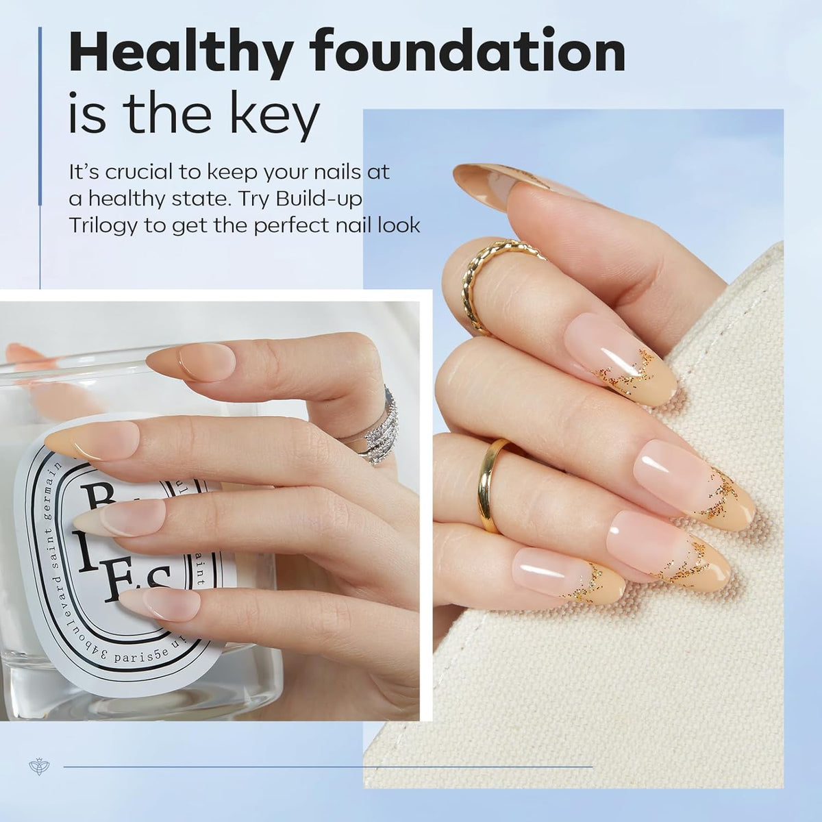 modelones Nail Dehydrator and Primer & Builder Nail Gel, 3Pcs Prep Dehydrate & Bond Primer Clear