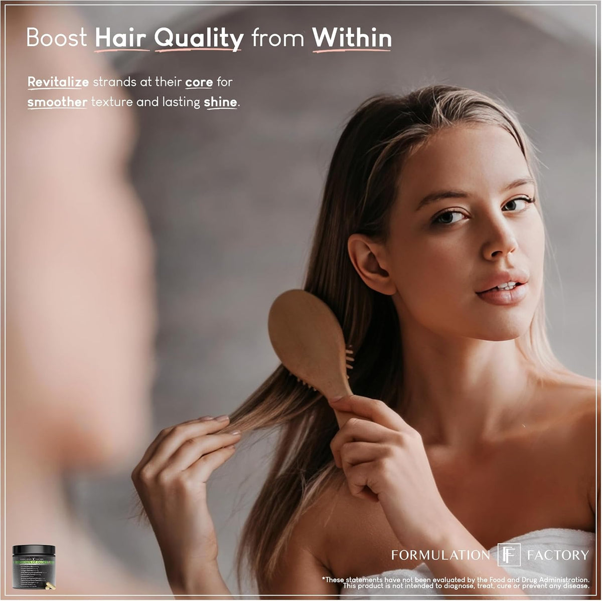 Crown of Glory 10-in-1 Hair Growth Maximizer, DHT Blocker with Saw Palmetto, Fo-Ti, Collagen