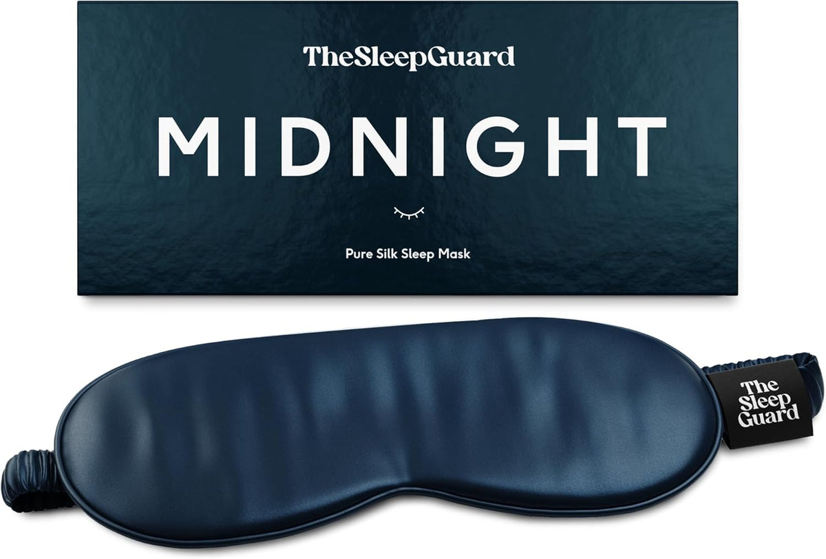 Pure Silk Sleep Mask [100% 6A Mulberry Silk, 22 Momme] Light Blocking Travel Essentials. Eye Masks
