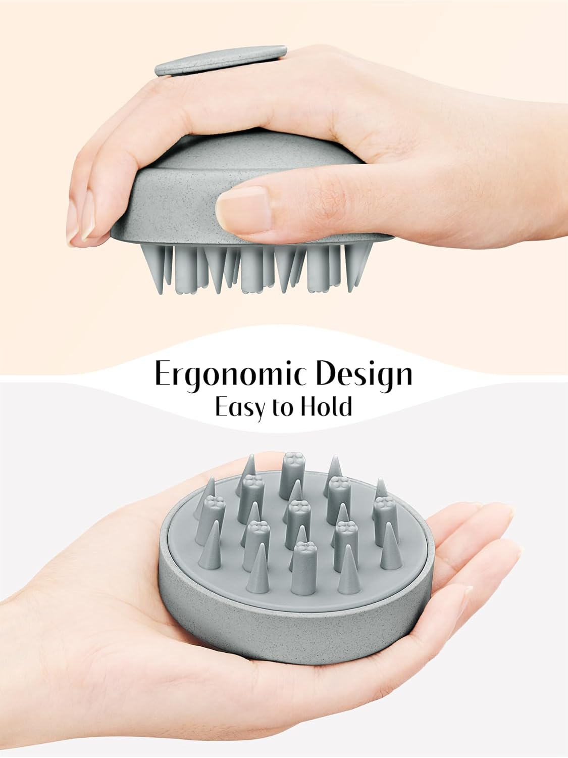 HEETA Hair Scalp Massager for Hair Growth, Shampoo Brush, Scalp Scrubber Exfoliator with Soft