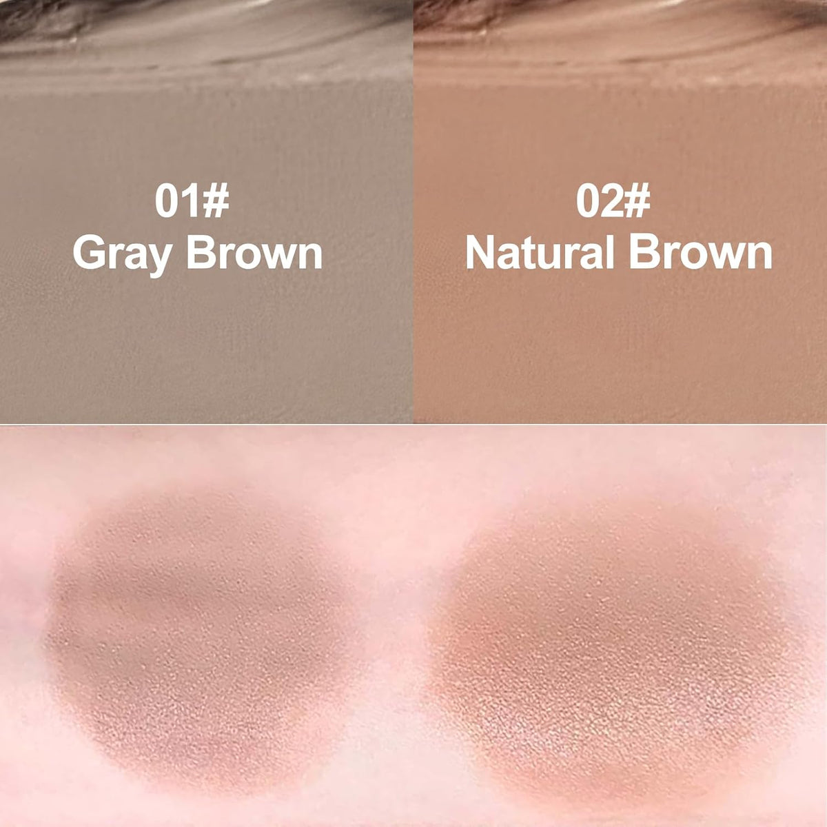 Erinde 2PCS Cool Toned Contour Stick, Natural Cream Contour Bronzer Stick, Blendable & Smooth Matte