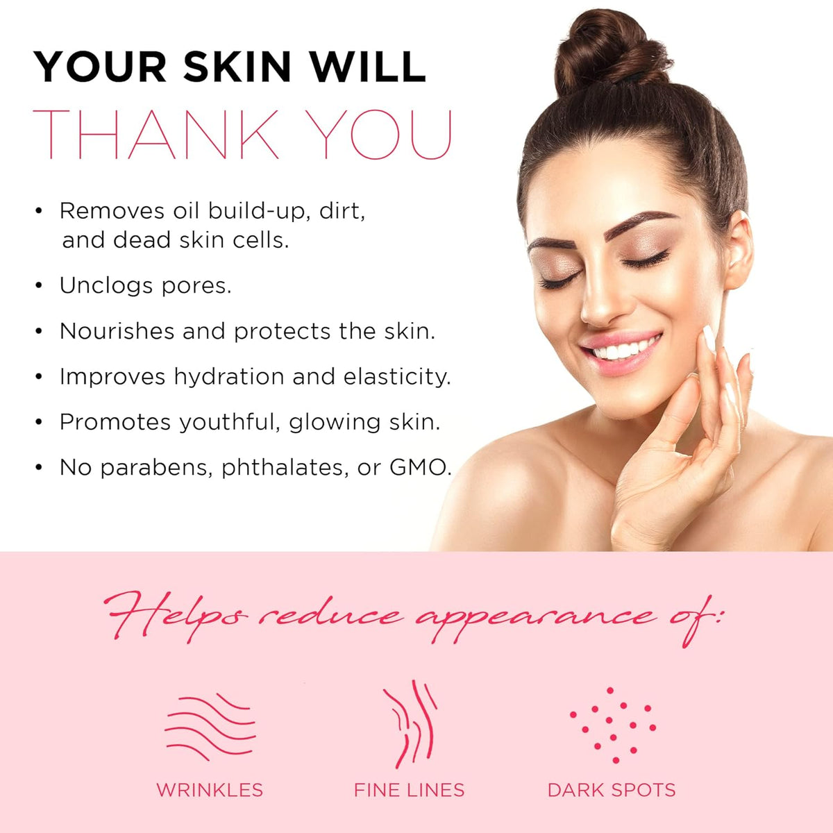 Azure Cosmetics Rose Gold Hydrating Peel Off Face Mask- Anti Aging, Toning & Rejuvenating - Removes