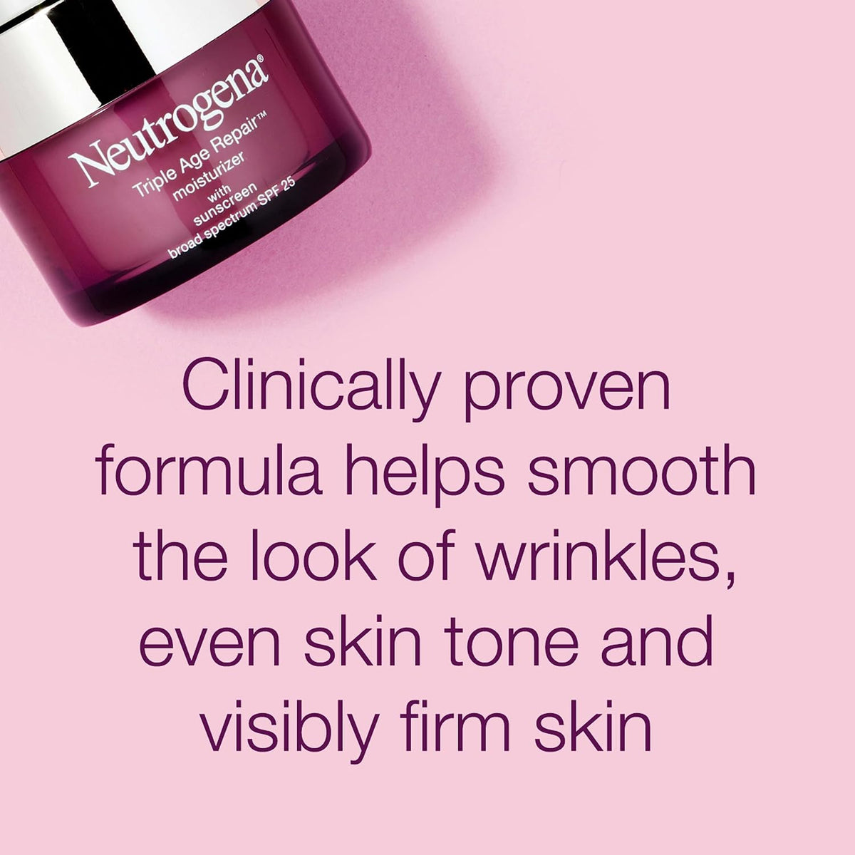 Neutrogena Triple Age Repair Face Moisturizer - with Hexinol Technology & Vitamin C, Anti-Wrinkle