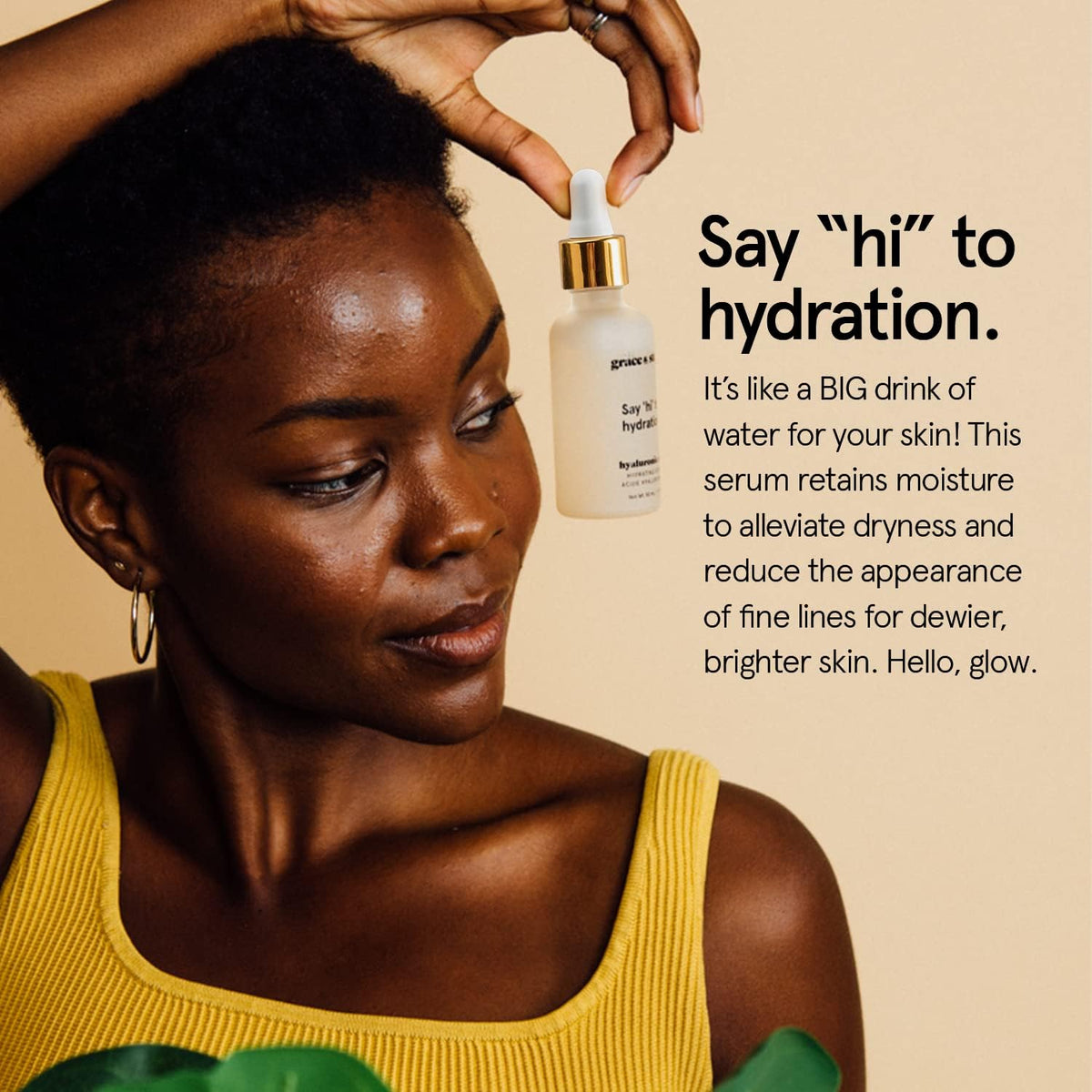 grace & stella Award Winning Hyaluronic Acid Serum (10ml/0.34 fl oz) Hyaluronic Acid Serum for Face