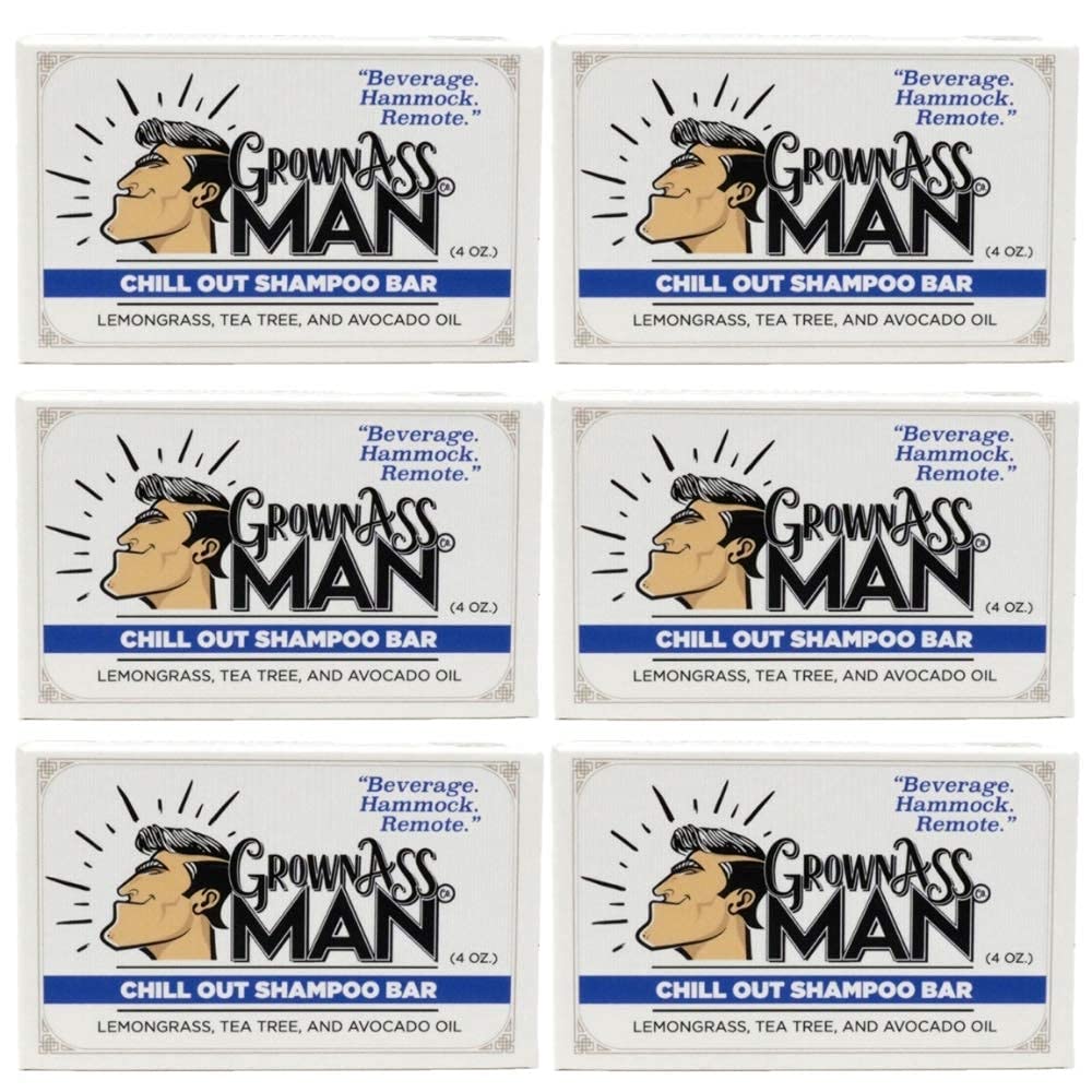 Solid Shampoo Bar Rich Lather 3 in 1: Hair, Beard & Body Wash - Plastic Free & Eco-Friendly