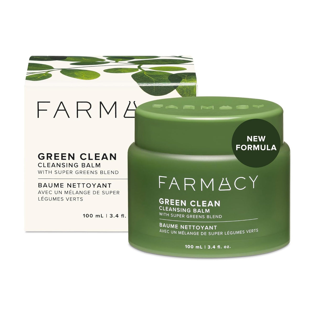 Farmacy Makeup Remover Cleansing Balm - Green Clean Waterproof Makeup Remover + Oil Based Cleanser