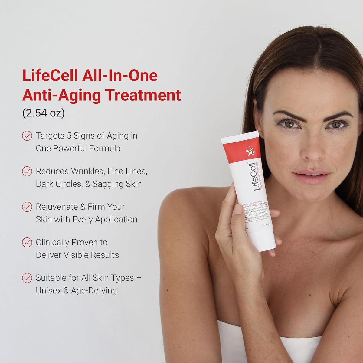 LifeCell All In One Anti-Aging Cream – Reduces Wrinkles, Fine Lines, Dark Circles & Sun Damage