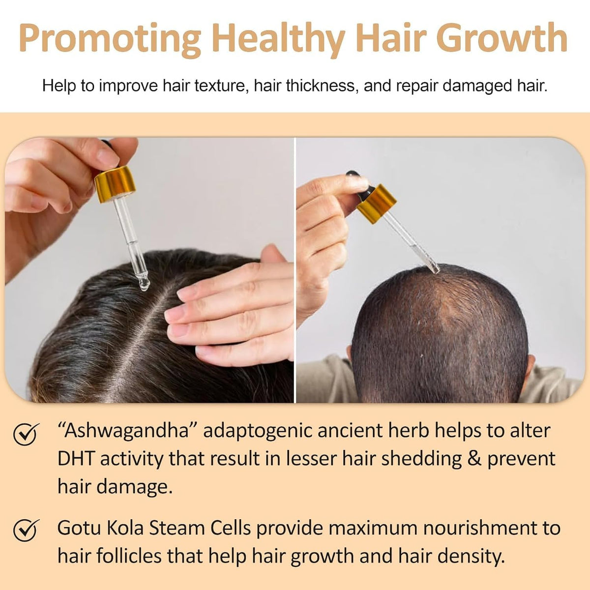 Ultra Restore Hair Growth Serum -Promote Fuller Hair Growth and Reduce Hair Loss, Nurtures Hair