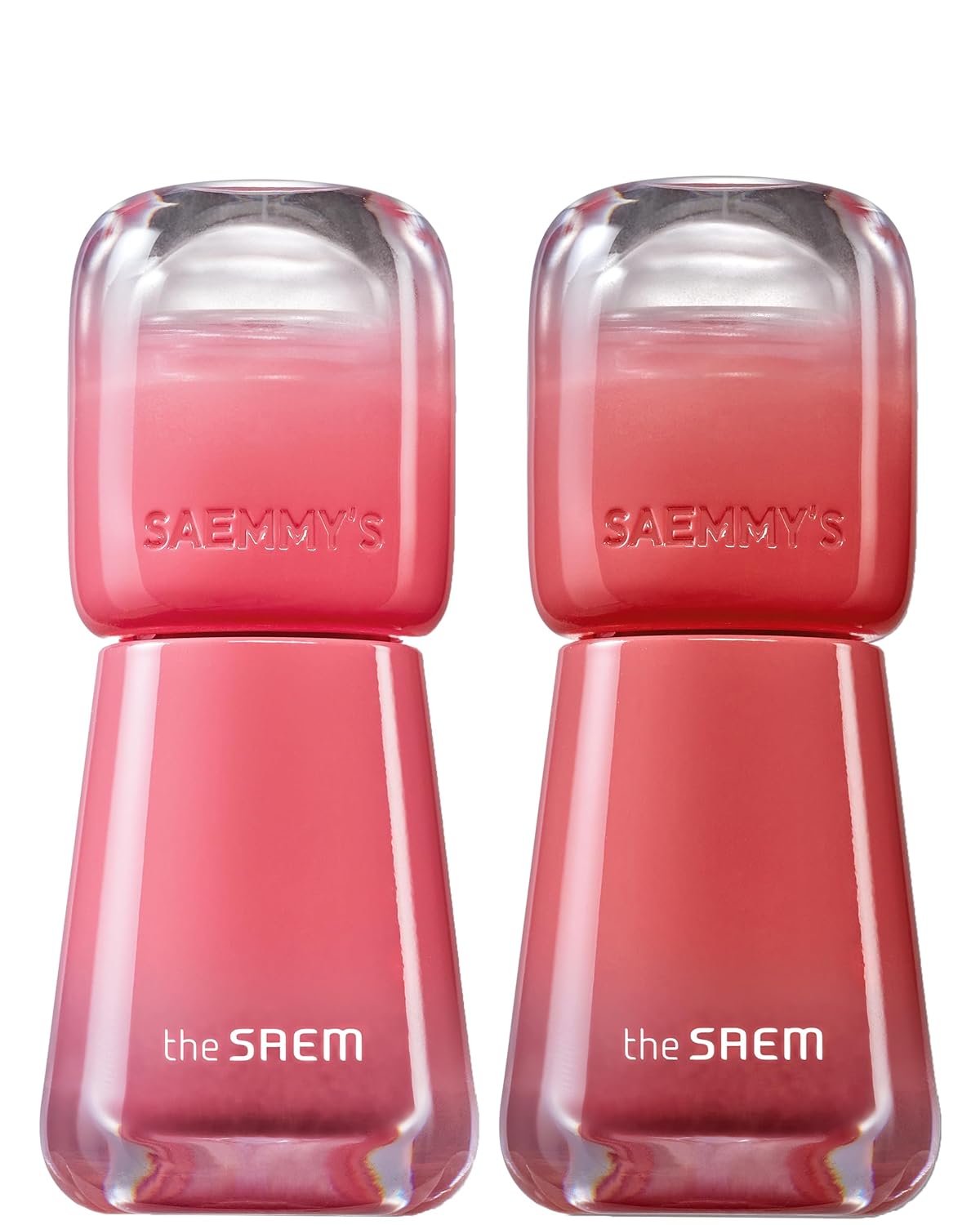 THESAEM Saemmy's Ade Shot Tint (03, 05) - Korean Lip Titnt, Water Gel Lip Stain with Plump Glowy