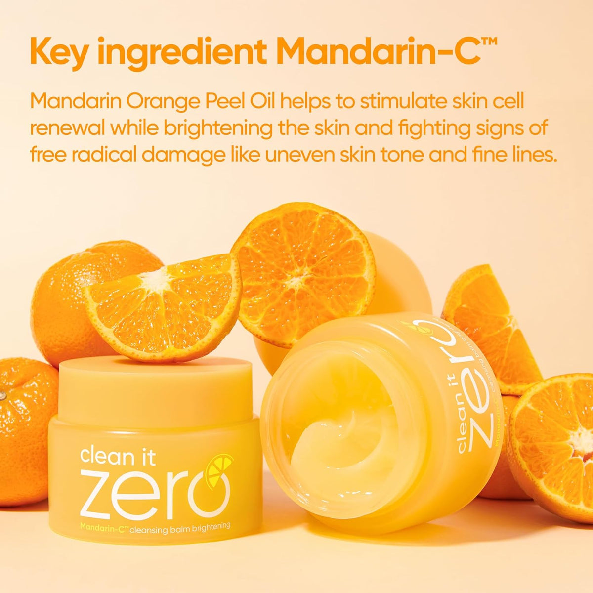 BANILA CO Clean it Zero Brightening Cleansing Balm | Korean Makeup Remover for Radiant Complexion |