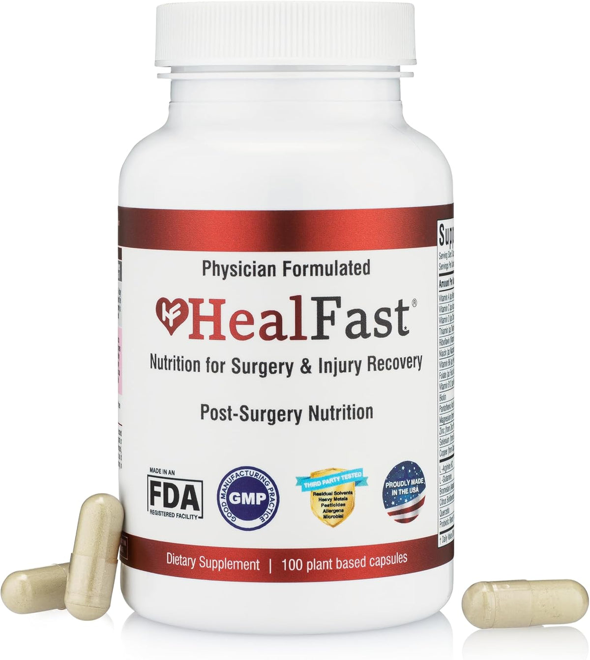 Post Surgery & Injury Recovery Supplement - Supports Healing, Scar Treatment & Bruising - BBL