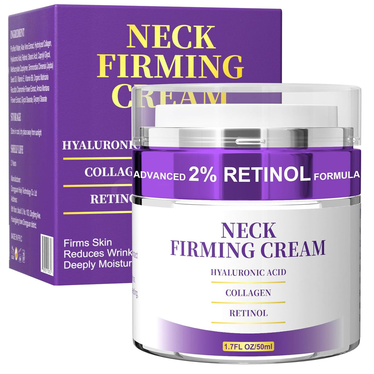 Retinol Cream for Face, Neck Creams for Tightening and Firming, Anti Aging Face Moisturizer for