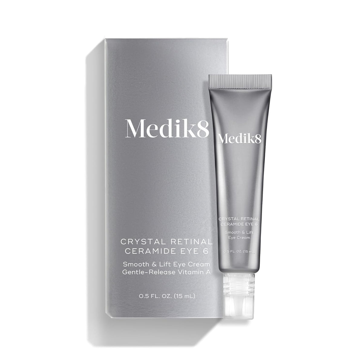 Medik8 Crystal Retinal Ceramide Eye 6 - Gentle Vitamin A Eye Cream - Reduces Appearance of Wrinkles