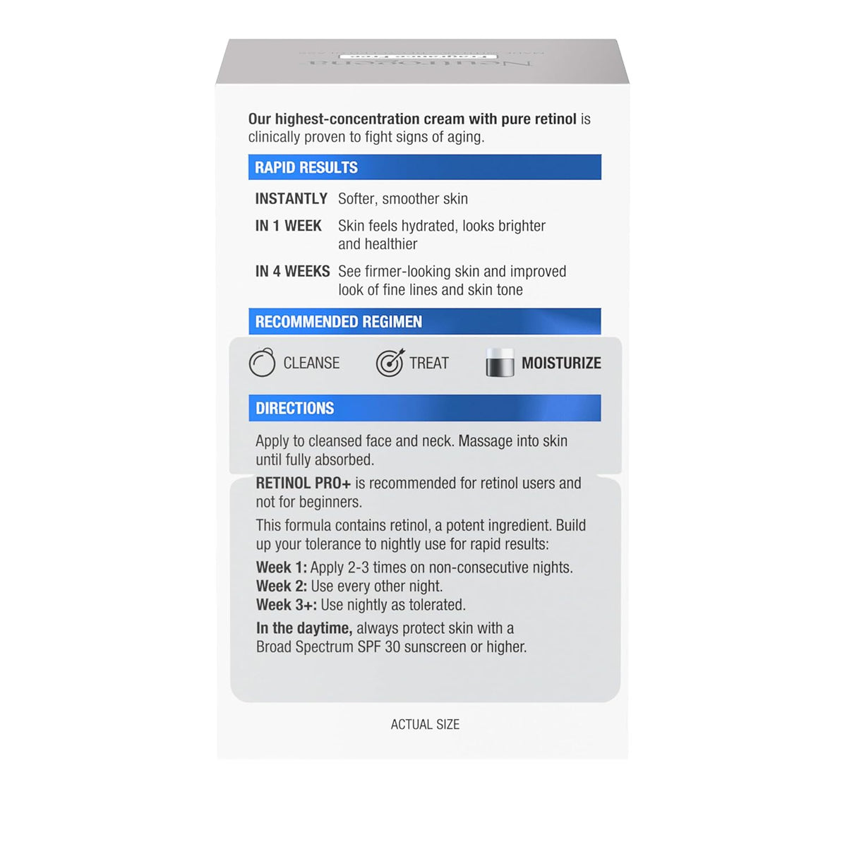 Neutrogena Retinol Pro+ Anti-Wrinkle Night Moisturizer, Rapid Wrinkle Repair, Anti-Aging Face &