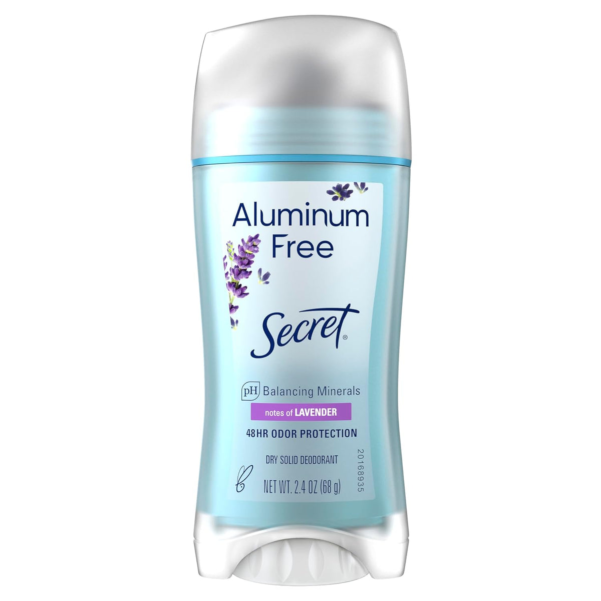 Secret Aluminum Free Deodorant for Women, 48hr Odor Protection, Naturally Derived Ingredients, Free