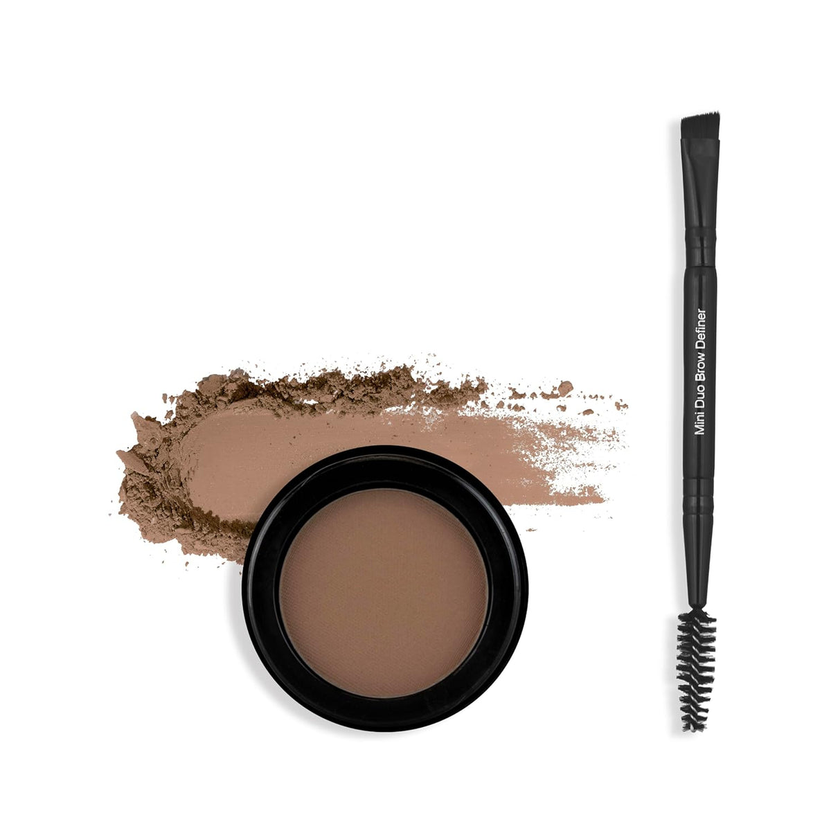 bdb Eyebrow Powder & Definer Brush - Long-Lasting, Fuller & Fluffier Brows, Spoolie for Precision