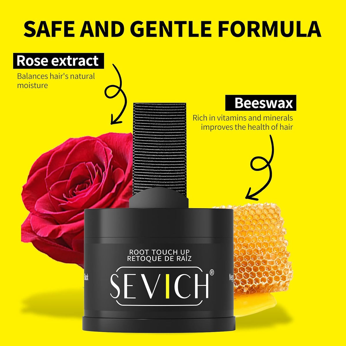 Sevich Hairline Powder, Instantly Conceals Hair Loss, Hair Shadow Toppers for Women & Men, Root