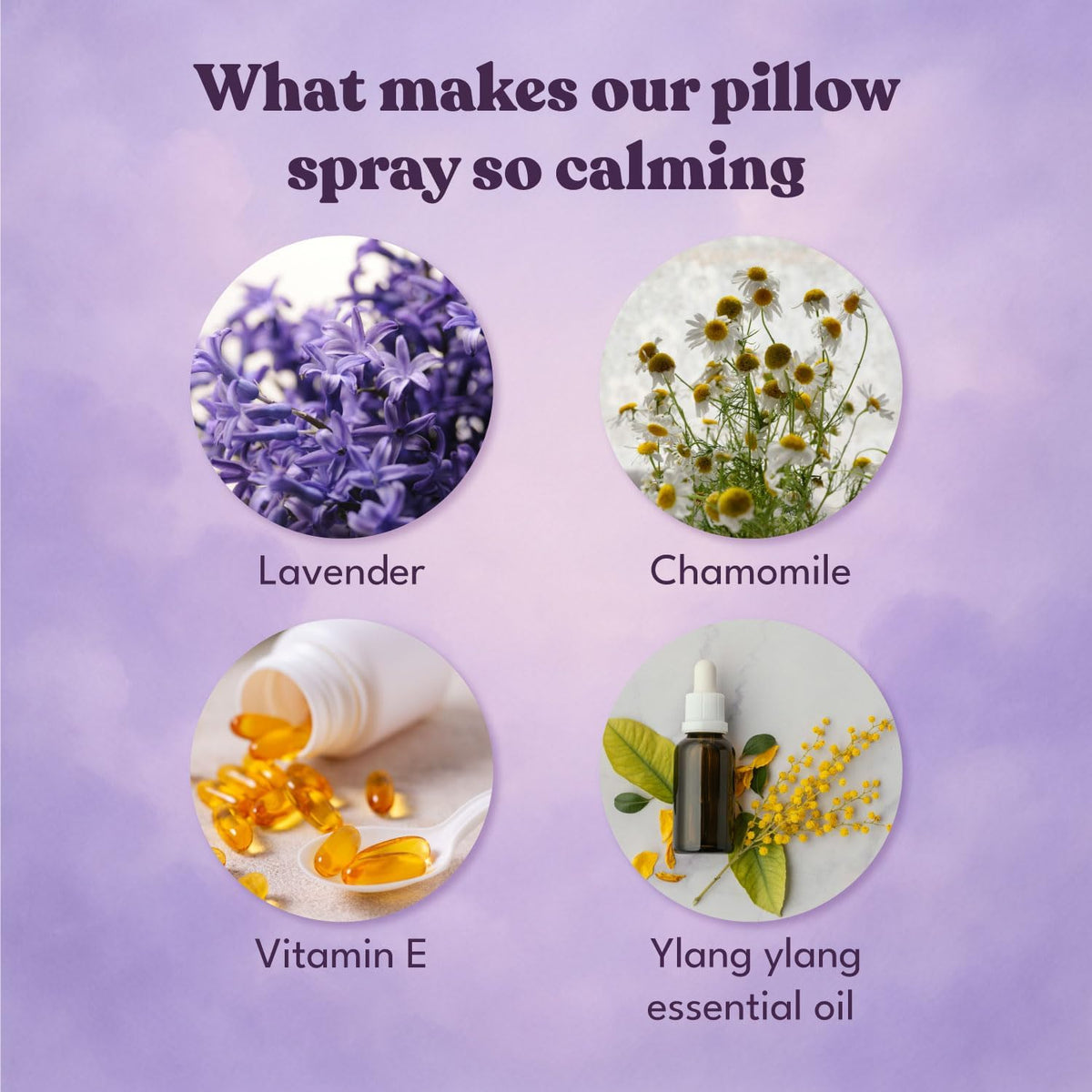 Lavender Pillow Spray for Sleeping – Aromatherapy Sleep Mist & Natural Bedtime Linen & Room Spray
