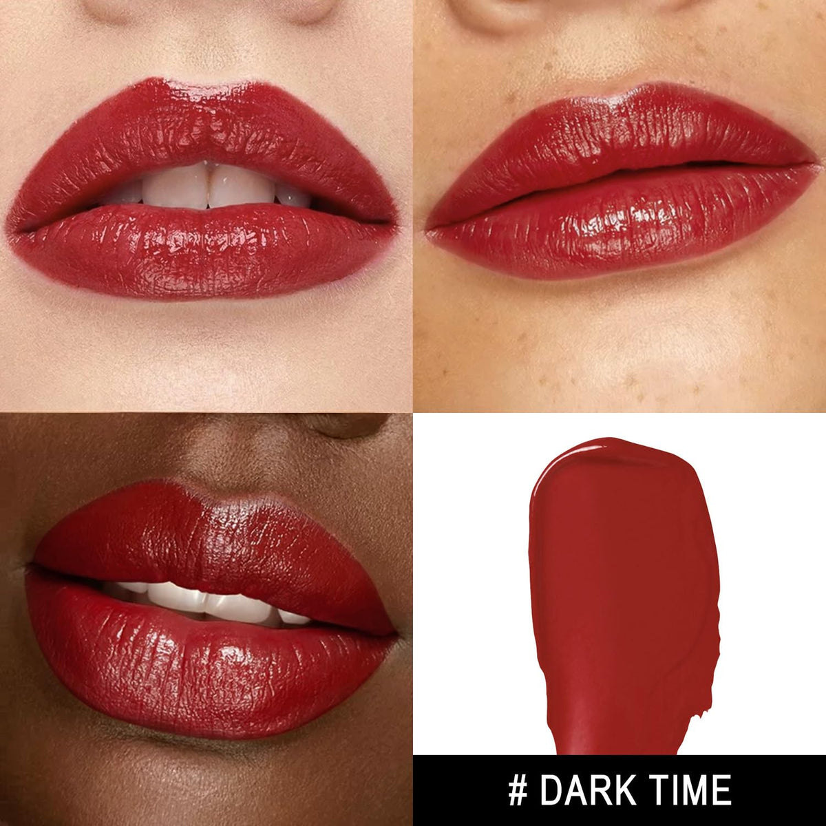 MAKI YIKA Moisture Dark Red Lipstick for Women Hydrate Lip Balm for Dry Cracked Lips Weightless