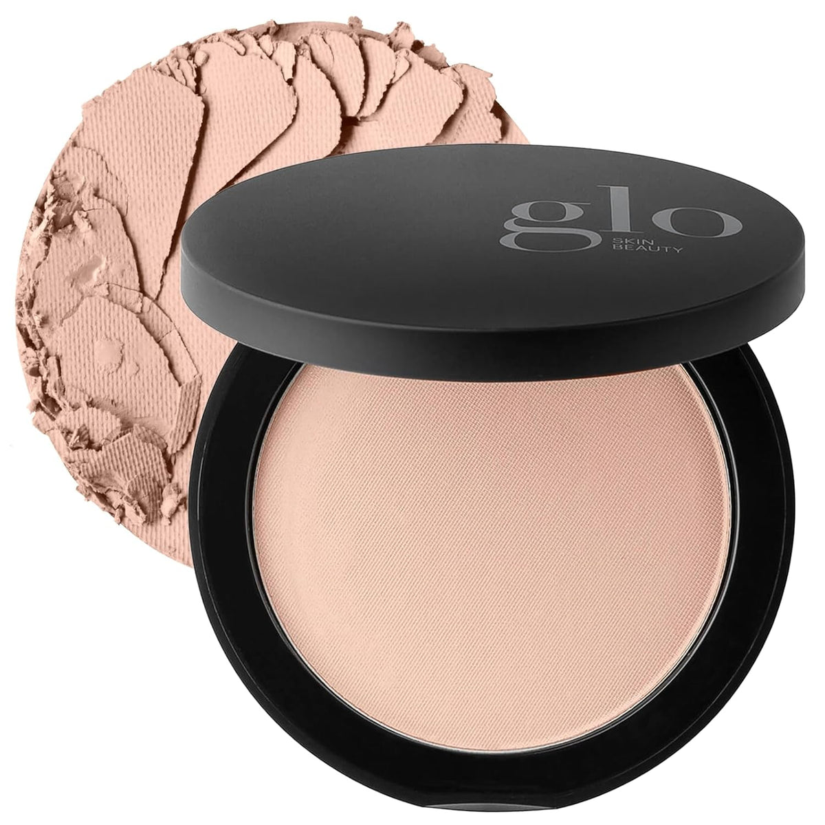 Glo Skin Beauty Pressed Base Powder Foundation Makeup (Beige Light) - Flawless Coverage for a