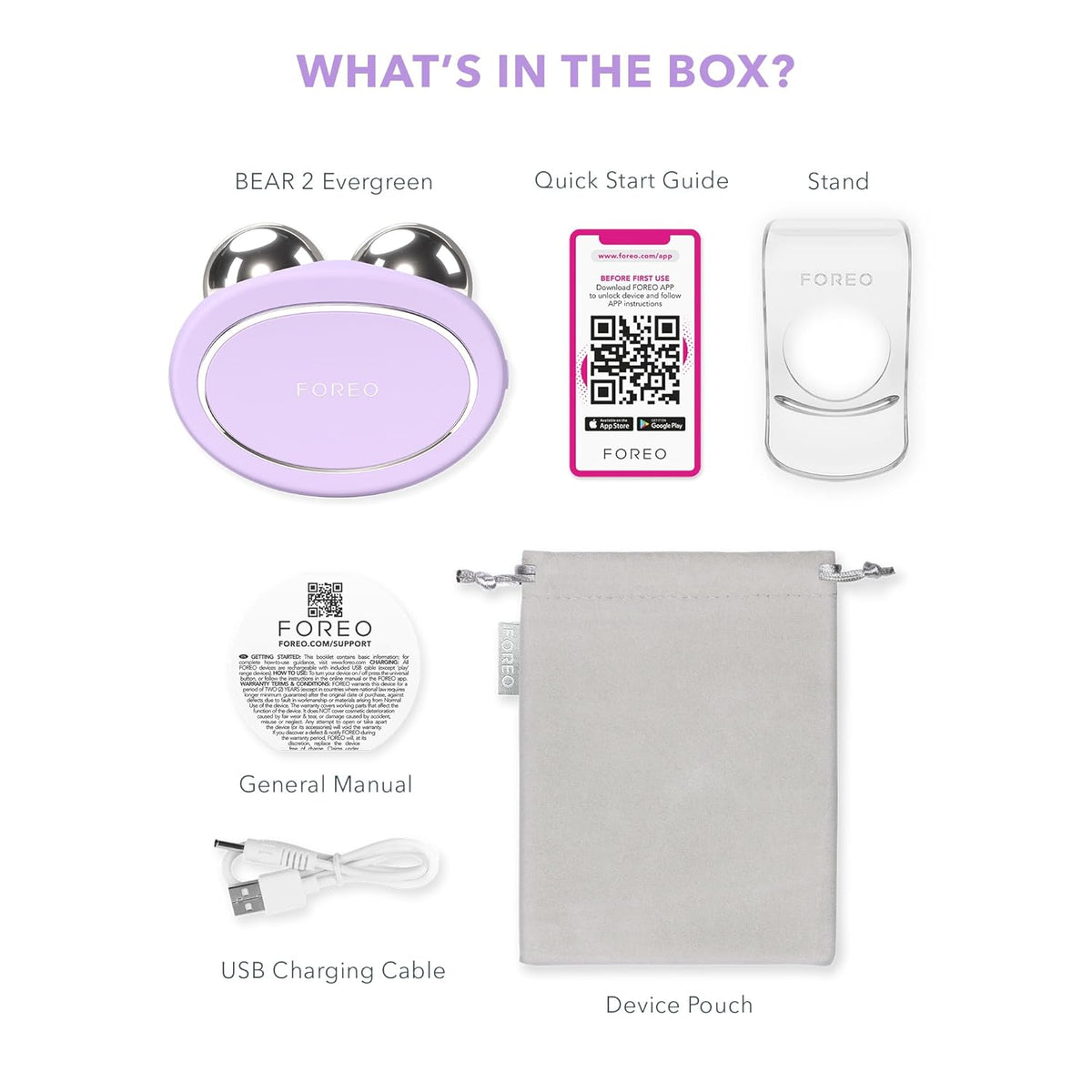 FOREO Bear 2 Advanced Toning Microcurrent Facial Device - Face Sculpting Tool - Firm & Contour