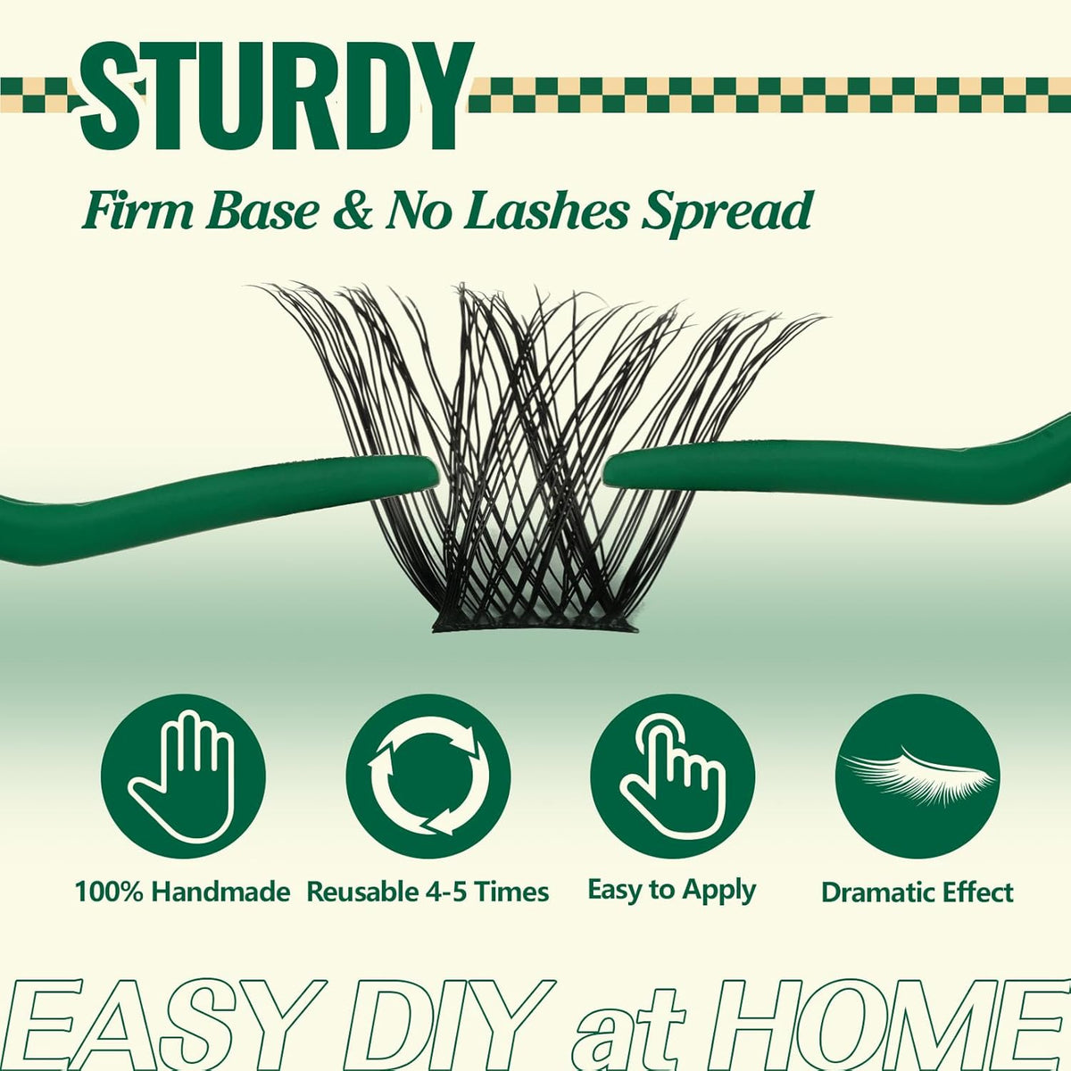 Lash Clusters 96pcs Eyelash Clusters D Curl 18-24MIX Cluster Lashes KEYYOU Volume Wispy Lash